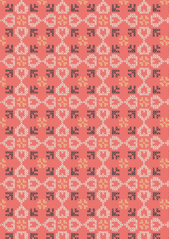 LIMITED EDITION Pen + Paper Patterns Sparrows Quilt Kit Featuring Lewis & Irene Folk Floral Fabric Collection Finished Size: 65.5”x71”