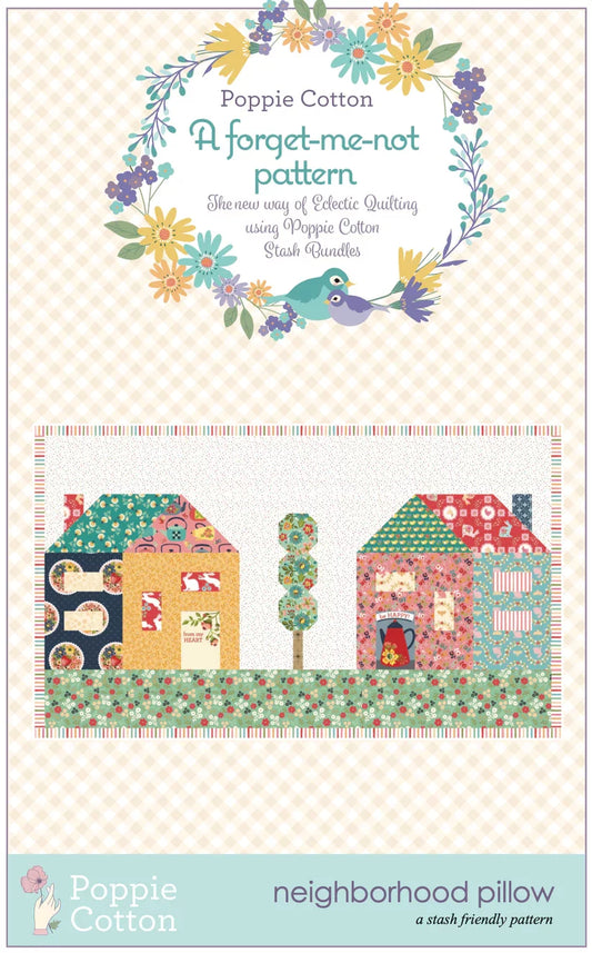 Poppie Cotton Neighborhood Pillow Pattern