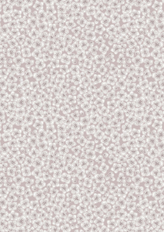Lewis & Irene’s Love Blooms Fabric Collection Petals on Natural Premium 100% Cotton Quilt Shop Quality Fabrics