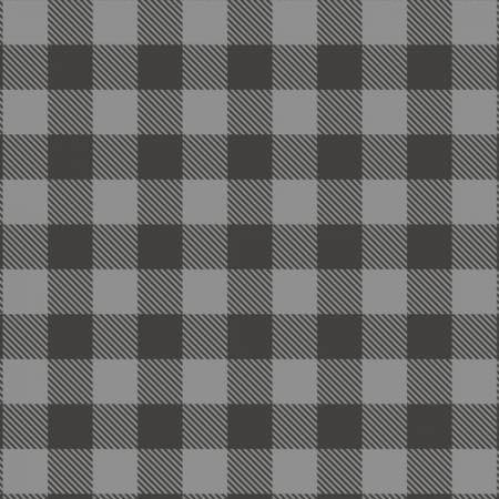LAST RESTOCK!! Camelot Reindeer Lodge Fabric Collection Buffalo Plaid on Charcoal QSQ100% Cotton