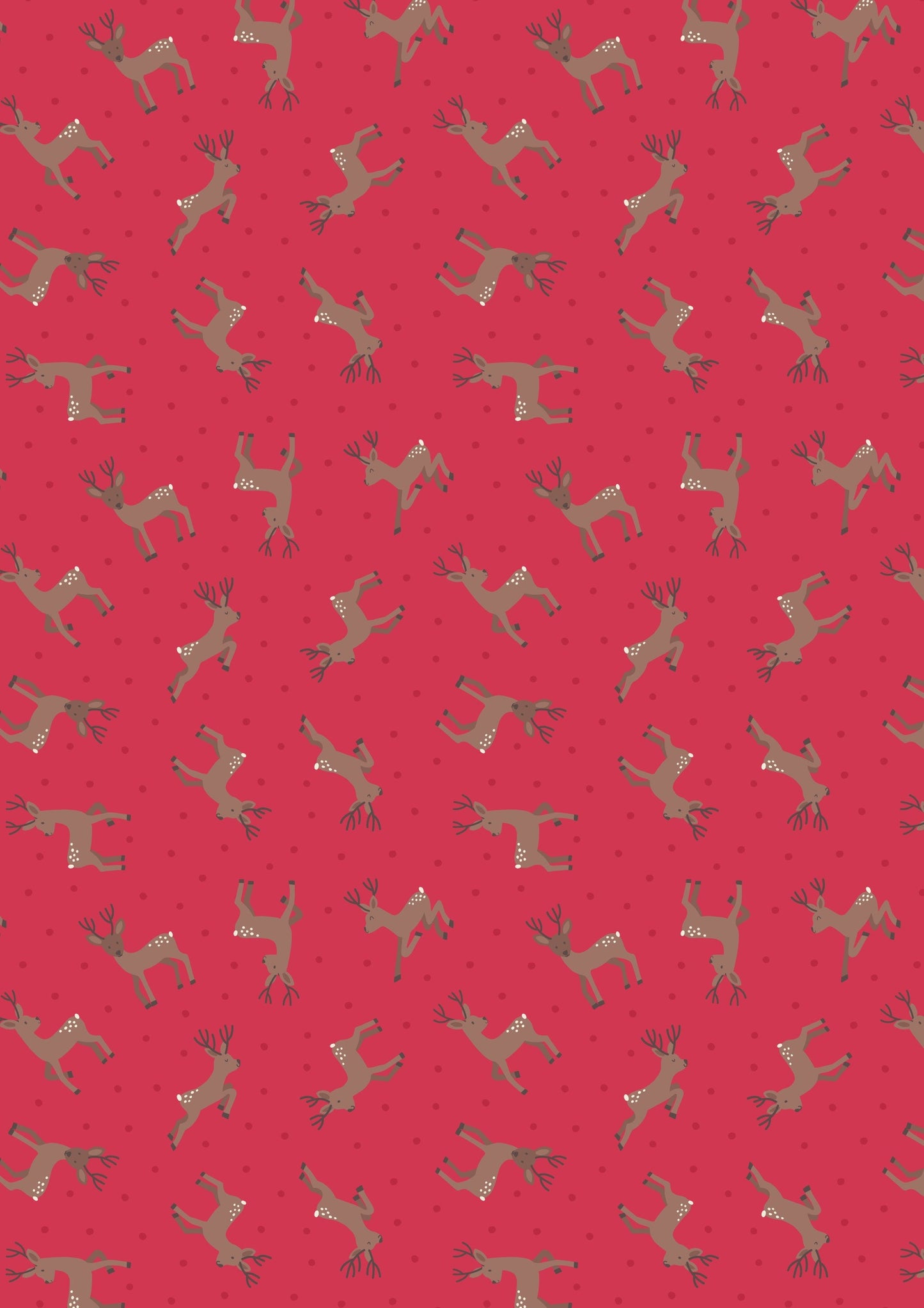 LAST BOLT! Lewis & Irene Small Things Country Creatures Fabric Collection Deer on Red Premium 100% Cotton Quilt Shop Quality Fabrics