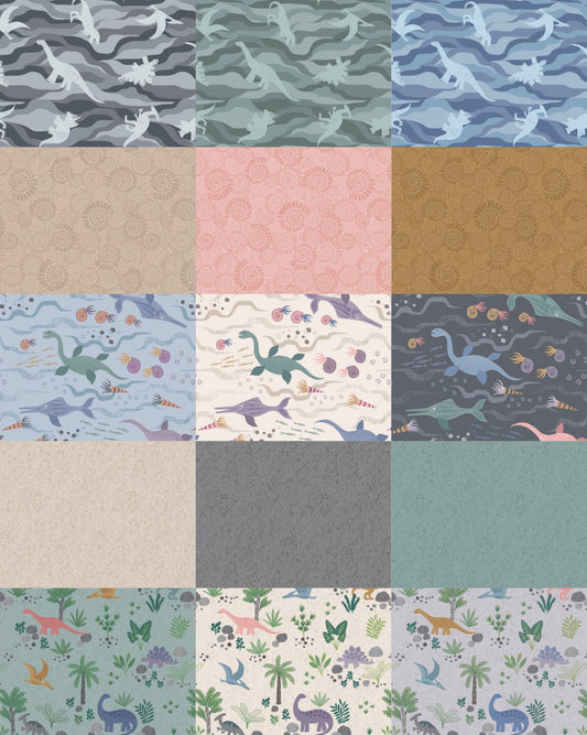 LAST BOLT!! Lewis & Irene Kimmeridge Bay Fabric Collection Rock on Dark Grey Premium 100% Cotton Quilt Shop Quality Fabrics