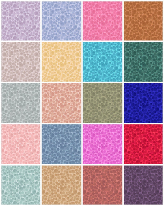 LAST BOLT!! Lewis & Irene Bumbleberries Blenders Tikehau Blue BB257 Premium 100% Cotton Quilt Shop Quality Fabrics