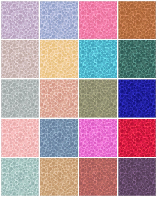 Lewis & Irene Bumbleberries Blenders Fabric Collection Tikehau Blue BB257