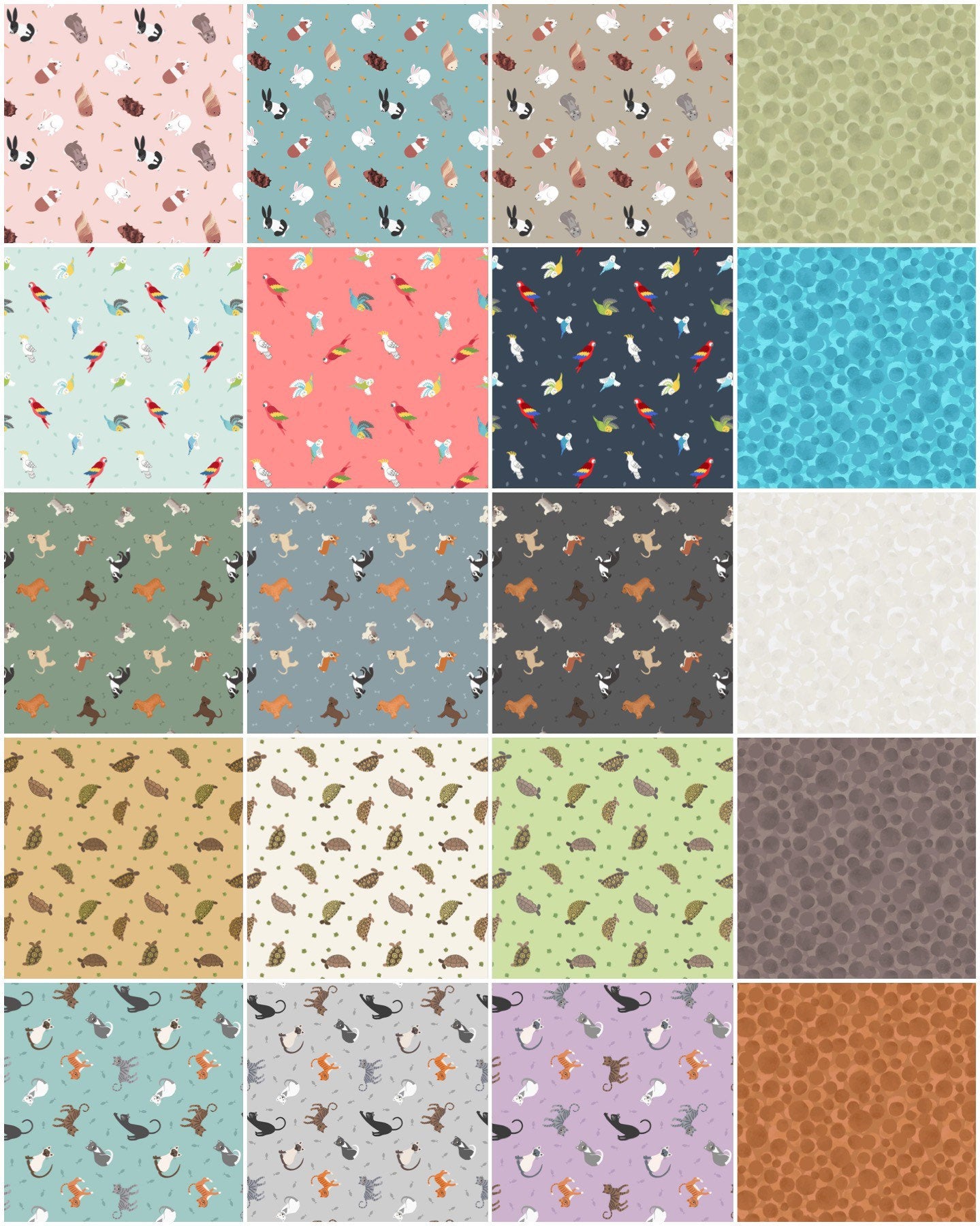LAST BOLT! Lewis & Irene Small Things Pets Fabric Collection Dogs on Country Green Premium 100% Cotton Quilt Shop Quality Fabrics