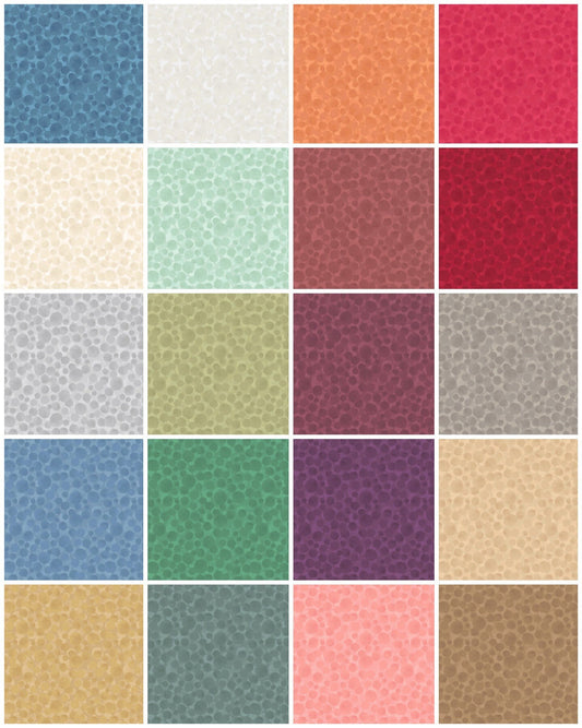 Lewis & Irene Bumbleberries Blenders Fabric Collection Claret Red BB158