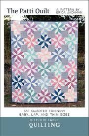 Erica Jackman The Patti Quilt Pattern (includes 3 sizes in each pattern)