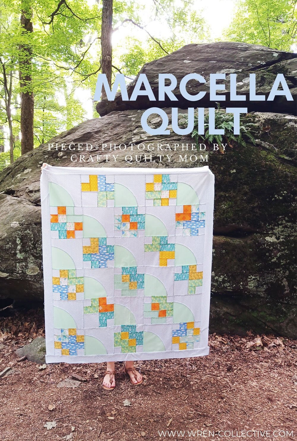 Wren Collective Marcella Quilt Pattern 5 Size Variations Per Pattern