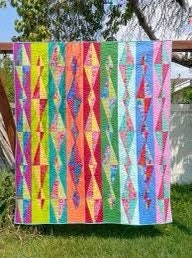 Sew Kind of Wonderful Diamond Daze Quilt Pattern Finished Size 63”x70”