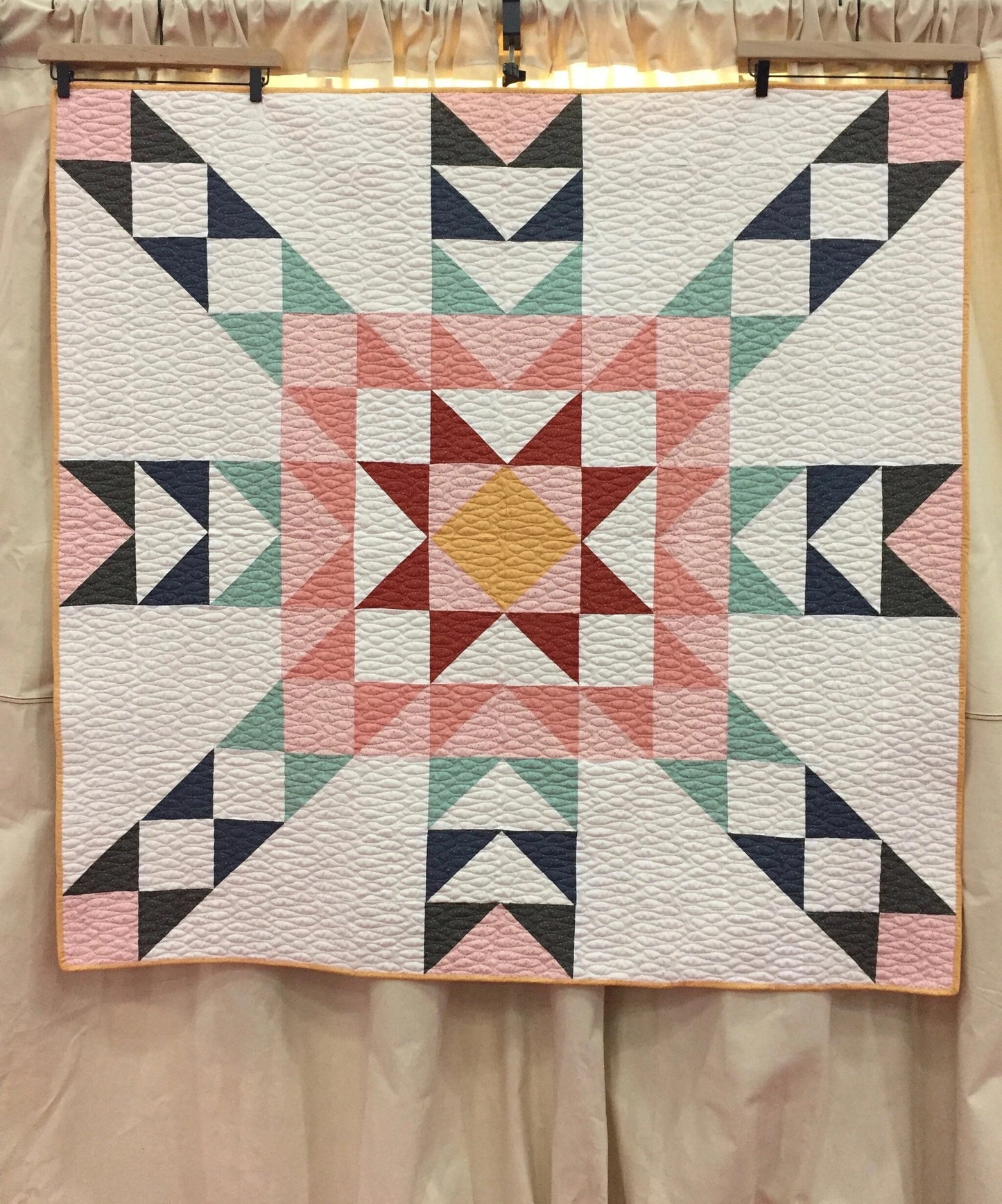 Poppie Cotton Corn Maze Quilt Kit Featuring Poppie Cotton Country Confetti Fabrics Finished Size 54”x54” Premium 100% Cotton Fabrics