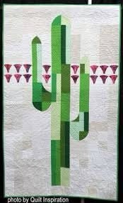 Sew Kind of Wonderful Mod Cactus Quilt Pattern Finished size 42”x70”