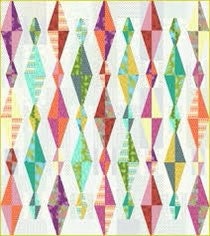 Sew Kind of Wonderful Diamond Daze Quilt Pattern Finished Size 63”x70”