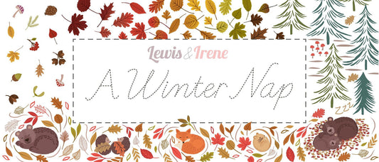 LAST RESTOCK! Lewis & Irene A Winter Nap Fabric Collection 20 Piece Fat Quarter Bundle (No Repeats) Premium 100% Cotton Fabrics