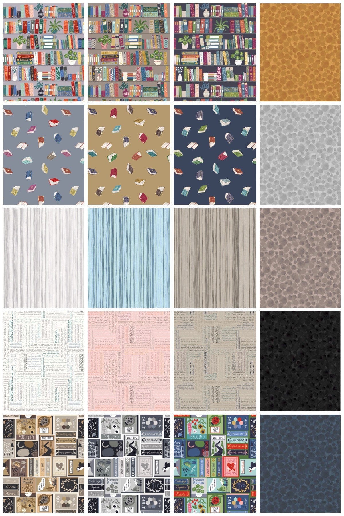 LAST BOLT!! Lewis & Irene Bookworm Fabric Collection Book Covers on Sepia Premium 100% Cotton Quilt Shop Quality Fabrics
