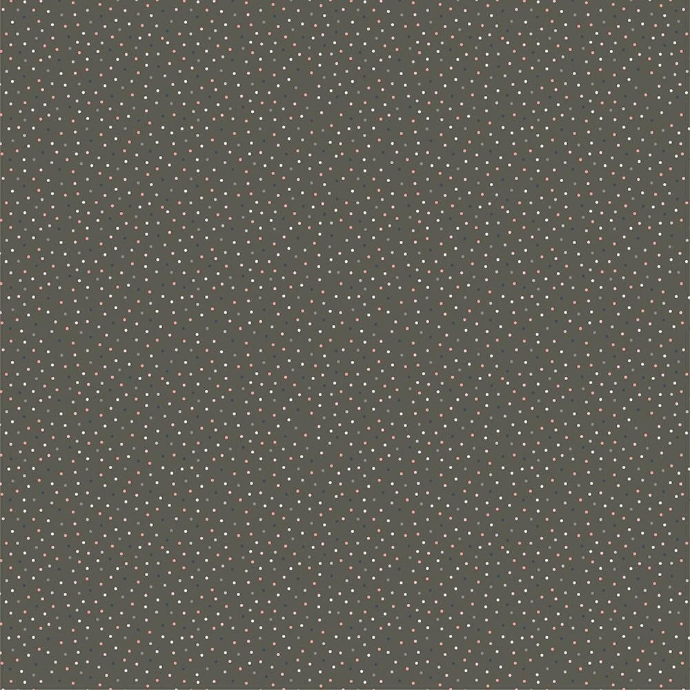 Poppie Cotton Country Confetti Blenders Fabric Collection Country Confetti on Weathered Wood - DK Grey Premium 100% Cotton Fabrics