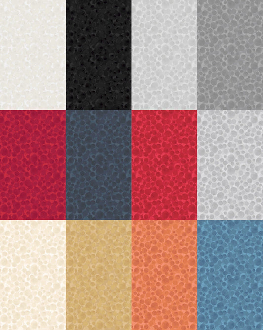 Lewis & Irene Bumbleberries Blenders Fabric Collection Black BB20 Authentic Premium 100% Cotton Quilt Shop Quality Fabrics