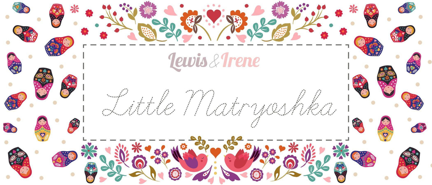 Lewis & Irene Little Matryoshka Fabric Collection 10 Yard Bundle