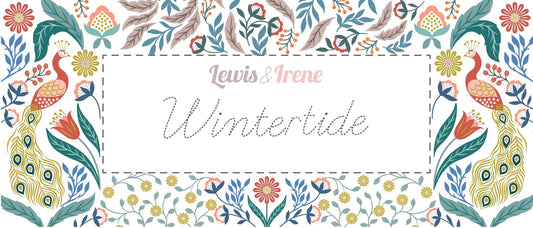 LAST RESTOCK! Lewis & Irene Wintertide Fabric Collection 20 Piece Fat Quarter Bundle (No Repeats) Premium 100% Cotton Fabrics