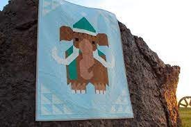 Art East Quilting Co. Chilly Mammoth Quilt Pattern (2 Size Variations Per Pattern)