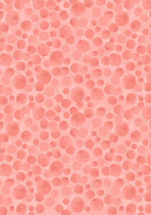 Lewis & Irene Bumbleberries Blenders Ripe Peach BB289 Premium 100% Cotton Quilt Shop Quality Fabrics