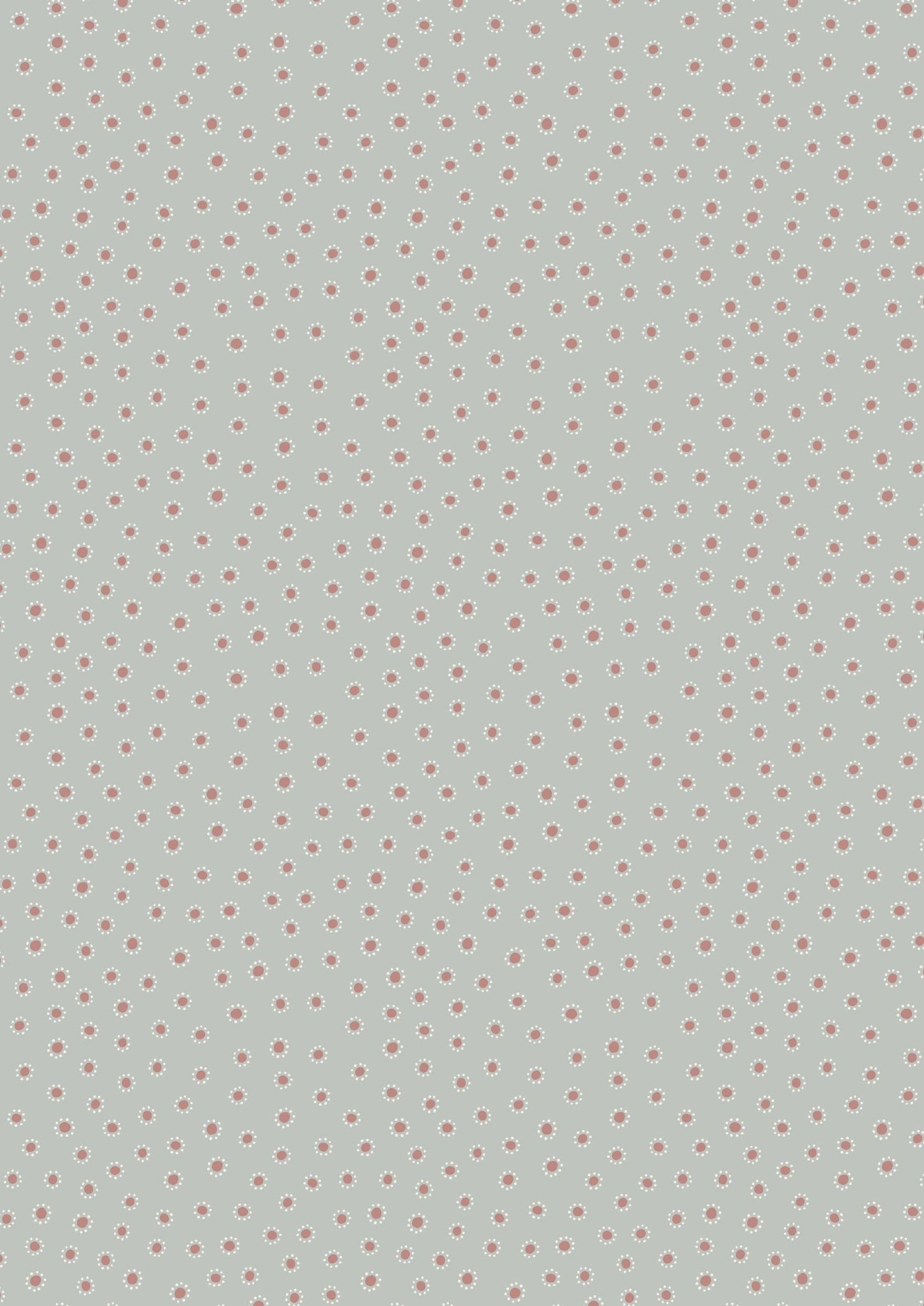 LAST BOLT! Lewis & Irene Hannah’s Flowers Fabric Collection Dotty Dots on Grey Premium 100% Cotton Quilt Shop Quality Fabrics