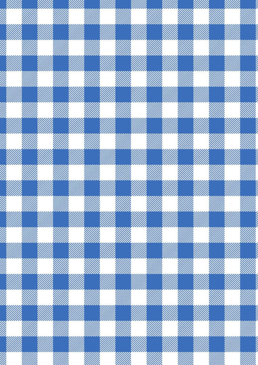 Lewis & Irene Americana Fabric Collection Blue Plaid Premium 100% Cotton Quilt Shop Quality Fabrics