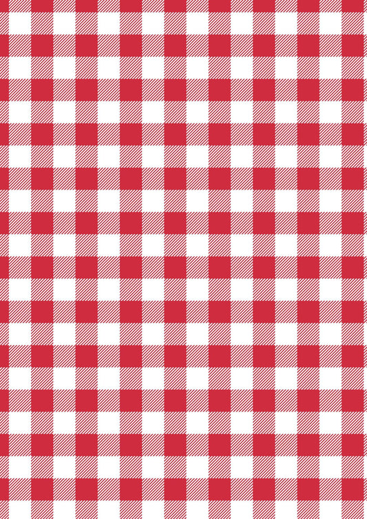 Lewis & Irene Americana Fabric Collection Red Plaid Premium 100% Cotton Quilt Shop Quality Fabrics