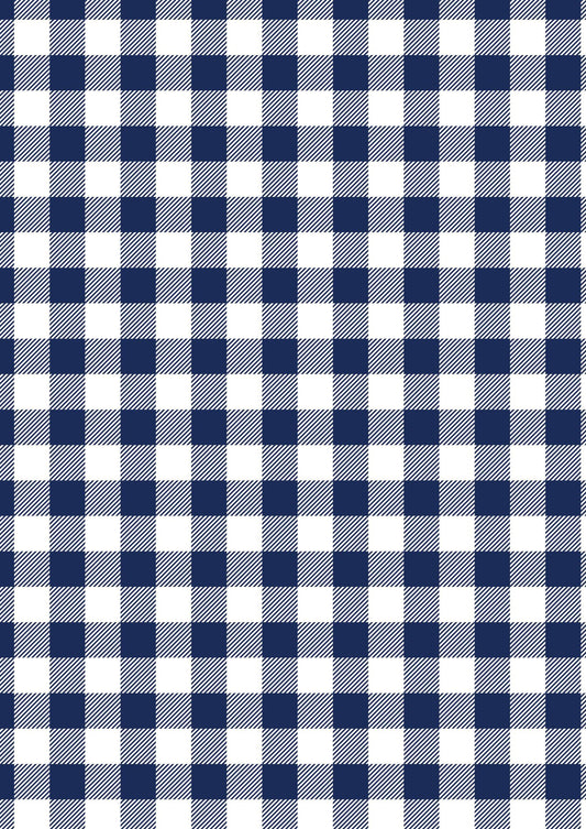 Lewis & Irene Americana Fabric Collection Dark Blue Plaid Premium 100% Cotton Quilt Shop Quality Fabrics