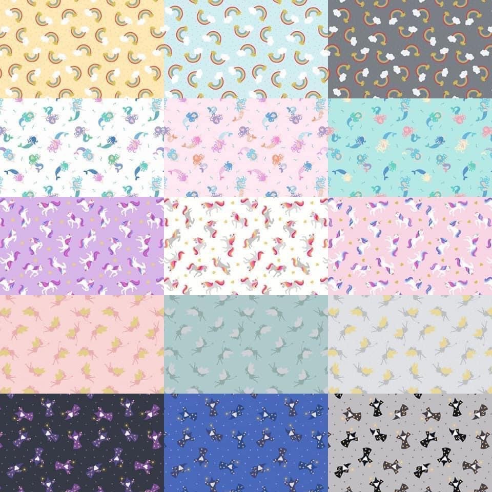 Lewis & Irene Magical and Mystical Fabric Collection Fabulous 40's Jellyroll (40-2.5" Strips) Premium 100% Cotton Quilt Shop Quality Fabrics