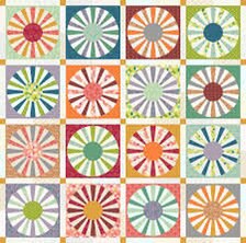 Sew Kind of Wonderful 70 & Sunny/Sunny Rays Quilt Pattern Finished Size 76"x76"