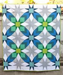 Erica Jackman Glenda Quilt Pattern Finished Size: 65"x75"