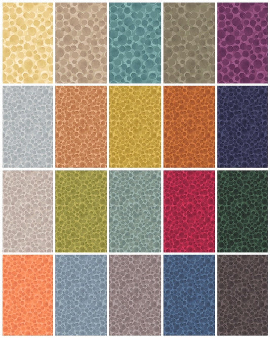 Lewis & Irene Bumbleberries Blenders Fabric Collection Dark Seas BB303 Authentic Premium 100% Cotton Quilt Shop Quality Fabrics