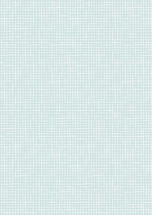 Lewis & Irene Bella Bunny and Bear Fabric Collection Pale Blue Check Premium 100% Cotton Quilt Shop Quality Fabrics
