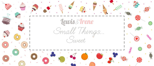 Lewis & Irene Small Things Sweet Fabric Collection 20 Piece Fat Quarter Bundle (No Repeats) Premium 100% Cotton Fabrics