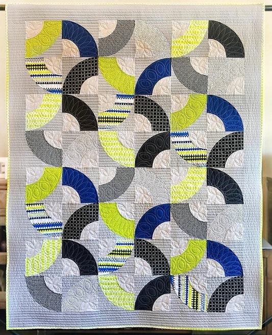 Quiltachusetts What Knot Quilt Pattern Finished Size: 49"x63"