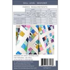 Erica Jackman Modern Postage Stamp Quilt Pattern (2 Size Variations Per Pattern)