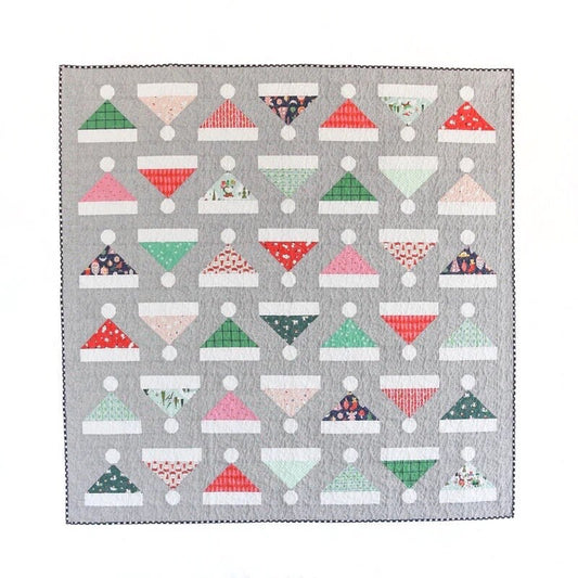 Pen + Paper Patterns Kris Kringle Quilt Pattern Finished Size 61”x61.5” (Optional Fineline Glue Tip Applicators)