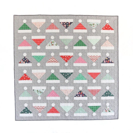 Pen + Paper Patterns Kris Kringle Quilt Pattern Finished Size 61”x61.5” (Optional Fineline Glue Tip Applicators)