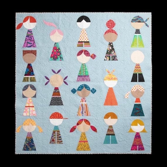 Sew Kind of Wonderful Happy Together Quilt Pattern Finished Size: 70"x73"