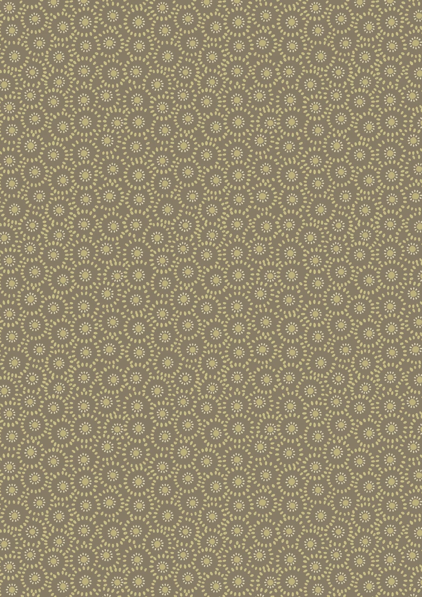Lewis & Irene Shinrin Yoku Fabric Collection Small Floral on Olive Premium 100% Cotton Quilt Shop Quality Fabrics
