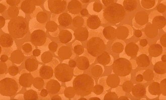 LAST BOLT! Lewis & Irene Bumbleberries Blenders Halloween Orange BB345 Premium 100% Cotton Quilt Shop Quality Fabrics