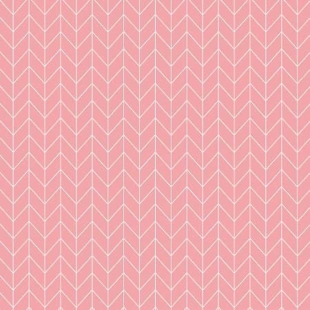 Maywood Studio Kimberbell Vintage Flora Fabric Collection Chevron on Pink Premium 100% Cotton Quilt Shop Quality Fabrics