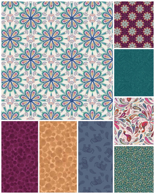 LAST ONE!! Lewis & Irene Soraya Fabric Collection Quilt Kit #1 Finished Size: 66”x66” Premium 100% Cotton Quilt Shop Quality Fabrics