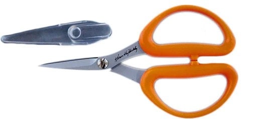 Karen Kay Buckley's Perfect Scissors Smooth Blade Orange 1.75" Multi-Purpose Scissors with Plastic Sheath