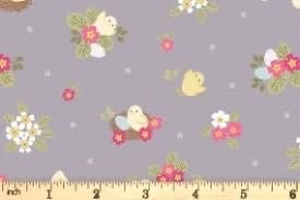 LAST BOLT!! Lewis & Irene Bunny Hop Fabric Collection Chicks on Natural Premium 100% Cotton Quilt Shop Quality Fabrics