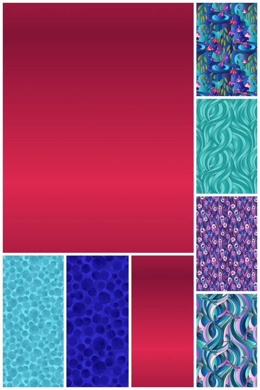 LAST ONE!! Lewis & Irene Reflections Fabric Collection Quilt Kit #1 Finished Size: 62”x62” Premium 100% Cotton Quilt Shop Quality Fabrics