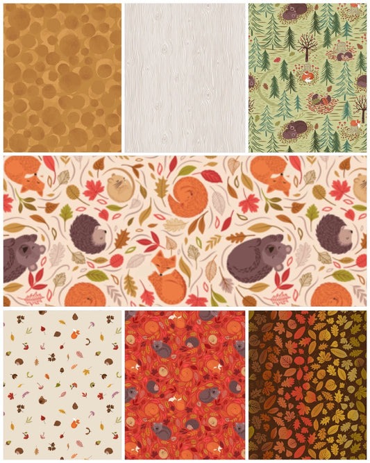 Lewis & Irene A Winter Nap Fabric Collection Quilt Kit #3 Finished Size 48”x48”
