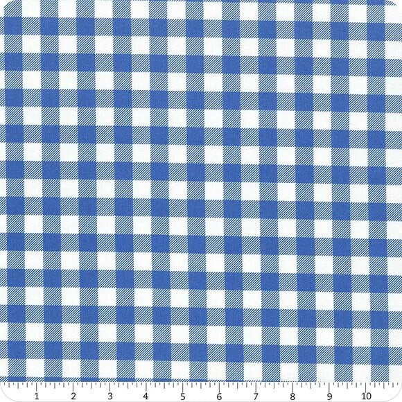 Lewis & Irene Americana Fabric Collection Blue Plaid Premium 100% Cotton Quilt Shop Quality Fabrics