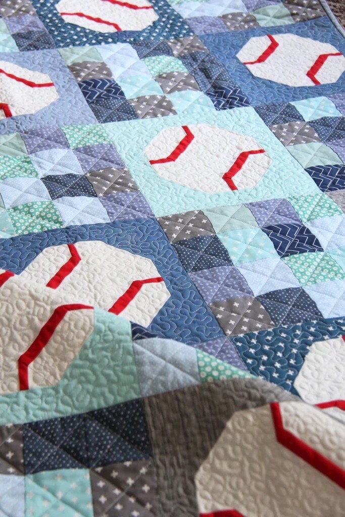 Cluck Cluck Sew Batter Up Quilt Pattern (3 Size Variations Per Pattern)