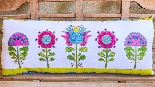 Fabric Confetti Spring Blues Machine Embroidery CD (BONUS SVG Files)